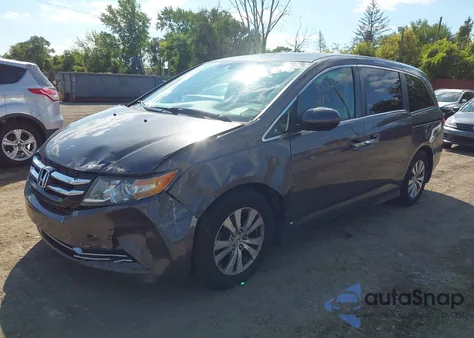 2016 Honda Odyssey Ex-L from USA, damaged, VIN 5FNRL5H60GB085292